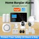 Купить Sistema de alarma de seguridad para el hogar, Detector de Sensor de movimiento Compatible con Alexa, WIFI, GSM, inalámbrico, aplicación Tuya Smart Life, nuevo - AliExpress 44