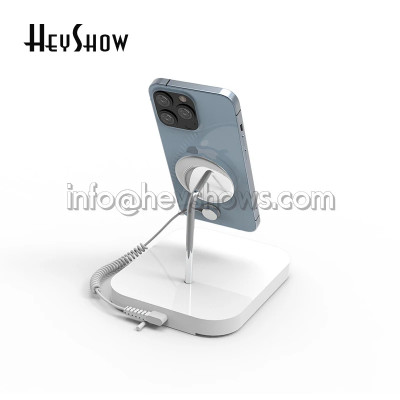 Anti-Theft Mobile Phone Display Stand with Wireless Charging Built-In Burglar Alarm New Security Feature for All Devices - AliExpress 30