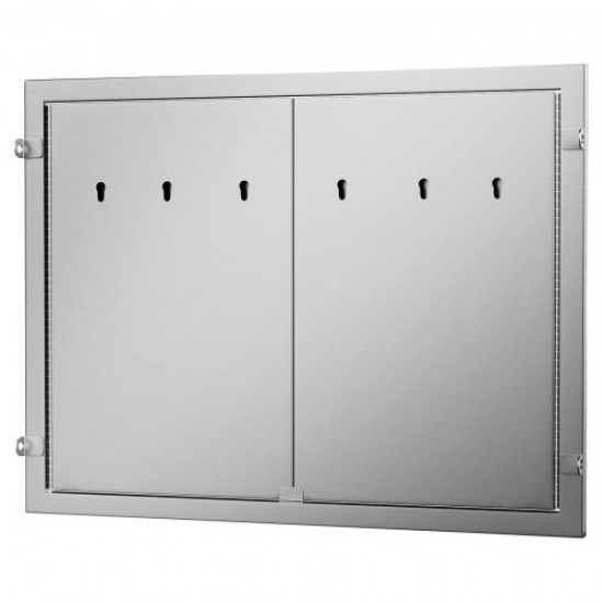 Comprar Puerta de cocina exterior. Puerta para barbacoa de 31" x 24" con estante de acero inoxidable. Ideal para cocinas al aire libre y condiciones climáticas, llueva o haga sol.