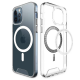 Buy Transparent MagSafe Case for iPhone 11 Pro, XR, XS, back panel with button pads, with magnet, polycarbonate+polyurethane, shockproof, to protect the entire case, transparent