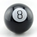 Bola-predictora para la toma de decisiones Magic Ball 8 Grande 12 cm en inglés, bola 8 como en la película Ruta 60, el mejor regalo navideño