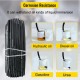 Comprar Manguera Hidráulica 100m Tubo de Aceite Manguera Hidráulica Presión Máxima 5000psi Diámetro Interior/Exterior 0,97/1,9cm Manguera de Presión Hidráulica para Transferir Gasolina Aceite Hidráulico