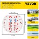 Buy 1.2m Bubble Ball, PVC Bumper Balls, with Bumper Hinges