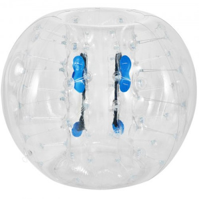 Bubble Soccer Pelota de Burbuja Zorb Ball Bola Inflable Pelotas Hinchables Gigantes Bubble Ball Bubble Football 1.5 M Transparente con Manijas