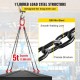 Buy Leg Lifting Chains 11,000 lbs 1.5m Chain Sling G80 Alloy Steel Chain Hoist for Lifting or Moving Loads in Various Industries, Machinery, Factories, Warehouses