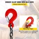 Buy Leg Lifting Chains 11,000 lbs 1.5m Chain Sling G80 Alloy Steel Chain Hoist for Lifting or Moving Loads in Various Industries, Machinery, Factories, Warehouses