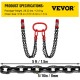 Buy Leg Lifting Chains 11,000 lbs 1.5m Chain Sling G80 Alloy Steel Chain Hoist for Lifting or Moving Loads in Various Industries, Machinery, Factories, Warehouses