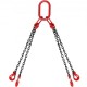 Buy Leg Lifting Chains 11,000 lbs 1.5m Chain Sling G80 Alloy Steel Chain Hoist for Lifting or Moving Loads in Various Industries, Machinery, Factories, Warehouses