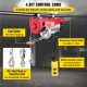 Buy Electric Hoist New 1500lbs Mini Electric Hoist Overhead Crane Garage Lifting Winch Remote Control