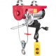 Buy Electric Hoist New 1500lbs Mini Electric Hoist Overhead Crane Garage Lifting Winch Remote Control