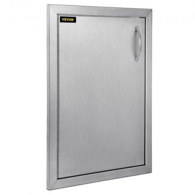 Puerta de Acceso para Barbacoa 41 x 57 CM Puerta de Acceso para Barbacoa de Acero Inoxidable Puerta para Cocinas al Aire Libre Barbacoa con Puerta de Acceso