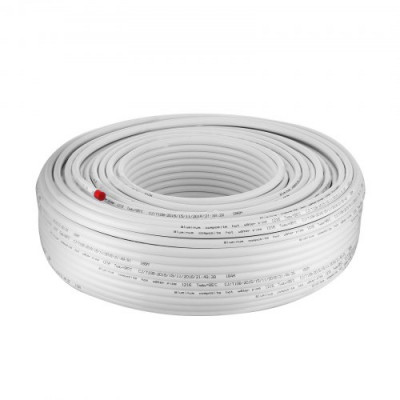 Tubería Suelo Radiante 200 m, Pex al Pex Tubo de Aluminio Temperatura 10~95 ℃, Tubo Pex al Pex, Tubería Multicapa Tubería de Oxígeno-Calefacción para Calefacción de Suelos Radiantes Color Blanco