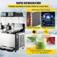 Comprar Máquina de Granizados 2x12L Máquina de Slushie 2300W Máquina de Margarita bebida congelada Máquina de granizado 16°F a 32°F Frozen Slushy Maker Máquina de bebida congelada comercial y doméstica