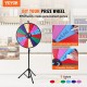 Buy 61cm Color Table Prize Wheel with Folding Tripod, 14 Wheel Stand, Color Wheel with Non-Slip Rubber Feet, Adjustable Height 117-155cm, Heavy Duty 4.3kg Weight