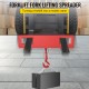 Buy Forklift Loading Hook, 2000kg Capacity Forklift Loader Hooks, Width x Height 26" x 8" Winch Lifting Crane, Hook Size 8.1" x 3" - 4"