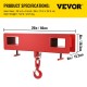 Buy Forklift Loading Hook, 2000kg Capacity Forklift Loader Hooks, Width x Height 26" x 8" Winch Lifting Crane, Hook Size 8.1" x 3" - 4"