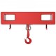 Buy Forklift Loading Hook, 2000kg Capacity Forklift Loader Hooks, Width x Height 26" x 8" Winch Lifting Crane, Hook Size 8.1" x 3" - 4"