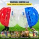 Comprar Bubble Soccer Pelota de Burbuja Zorb Ball Bola Inflable Pelotas Hinchables Gigantes Bubble Ball Bubble Football 1.5 M Transparente con Rojo y Azul con Manijas 2 Piezas