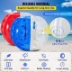 Koop Bubble Soccer Bubble Ball Zorb Ball Opblaasbare bal Gigantische opblaasbare ballen Bubble Ball Bubble Football 1,5 M Transparant met rood en blauw met handvatten 2 stuks