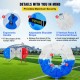 Comprar Bubble Soccer Pelota de Burbuja Zorb Ball Bola Inflable Pelotas Hinchables Gigantes Bubble Ball Bubble Football 1.5 M Transparente con Rojo y Azul con Manijas 2 Piezas