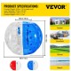 Comprar Bubble Soccer Pelota de Burbuja Zorb Ball Bola Inflable Pelotas Hinchables Gigantes Bubble Ball Bubble Football 1.5 M Transparente con Rojo y Azul con Manijas 2 Piezas