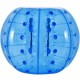 Bubble Soccer Pelota de Burbuja Zorb Ball Bola Inflable Pelotas Hinchables Gigantes Bubble Ball Bubble Football 1.5 M Transparente con Rojo y Azul con Manijas 2 Piezas