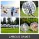 Kaufen Sie Bubble-Fußball, Bubble-Zorb, aufblasbarer Ball, riesige aufblasbare Bubble-Fußbälle, 1,5 m, roter und blauer Punkt