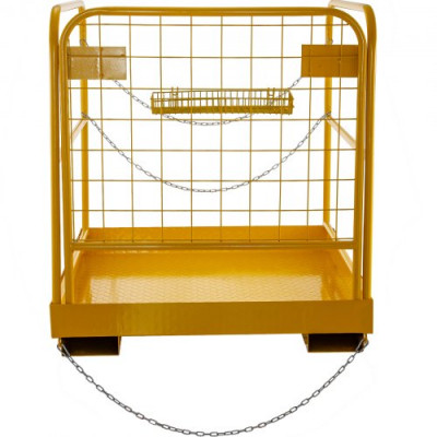 VEVOR Jaula de Seguridad Capacidad de 500kg de Plataforma 36x36x39 \'\' Carretilla Elevadora Plataforma de Trabajo Canasta de Plataforma de Trabajo