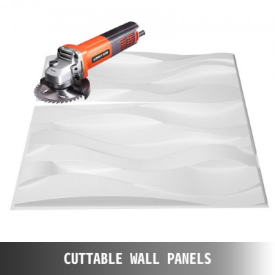 VEVOR Paneles Decorativos Paneles 3D de PVC Pared Revestimiento de Paredes Panel Pared Impermeable 3D Revestimiento de Paredes 3D Ladrillo 3D Adhesivo