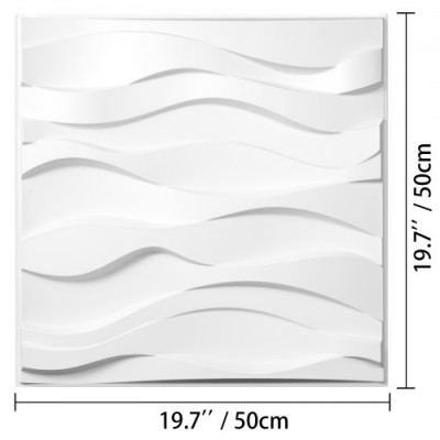 VEVOR Paneles Decorativos Paneles 3D de PVC Pared Revestimiento de Paredes Panel Pared Impermeable 3D Revestimiento de Paredes 3D Ladrillo 3D Adhesivo