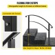 Buy Stair Handrails Stair Railings for 3 Step Stairs Black Wrought Iron Handrail