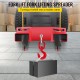 Buy Forklift Loading Hook Max Lifting 3000kg Forklift Loader Hook Forklift Fork Width 360mm Winch Lifting Crane for Warehouses and Manufacturers, Red