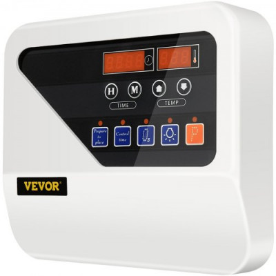 Controlador de Calentador de Sauna Externo 380-415 V,3-9 kW Controlador de Sauna de Sala en Casa Instalado en La Pared Controlador de Estufa de Calentador Eléctrico de Sauna para Sauna, Resort