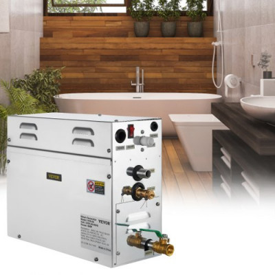 Máquina de Vapor Modelo ST-40, Generador Casero del Vapor 4 kW, Generador del Vapor 220 V - 240 V, 50 Hz / 60 Hz, Vaporizador de Baño Temperatura 35 - 55 °C Generador de Vapor de Baño para Spa