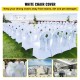 Buy Wedding Chair Covers for Chair Height 89-98cm, White Chair Covers 50 Pcs, Spandex Armless Chair Covers Polyester and Elastic, Party Celebration Decoration