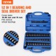 Buy Wheel Bearing Puller 52 Pieces Assembly and Disassembly Kit Silentbloc and Bearings 49 Steel Discs 18-65 mm with Box Bearing Accessory Set Seal Press Workshop Garage