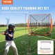 Comprar Red de Entrenamiento de Béisbol de Softbol de 60" x 60" Red de Lanzamiento de Béisbol Portátil con Soporte para Golpear el Objetivo y Bolsa de Transporte para Lanzador y Receptor al Aire Libre