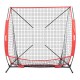 Comprar Red de Entrenamiento de Béisbol de Softbol de 60" x 60" Red de Lanzamiento de Béisbol Portátil con Soporte para Golpear el Objetivo y Bolsa de Transporte para Lanzador y Receptor al Aire Libre