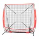 Comprar Red de Entrenamiento de Béisbol de Softbol de 60" x 60" Red de Lanzamiento de Béisbol Portátil con Soporte para Golpear el Objetivo y Bolsa de Transporte para Lanzador y Receptor al Aire Libre