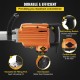 Buy Demolition Hammer 1500W Professional Electric Hammer, 50J Demolition Hammer, 1450-1900BPM with Flat Chisel, Pointed Chisel and Complete Accessories 2 Handles for Concrete and Masonry