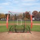 Comprar Red de Entrenamiento de Béisbol y Softbol 244x211 cm, Red para Golpear, Atrapar, Lanzar, Equipo de Béisbol con Estructura en Arco, Bolsa de Transporte, Zona de Golpe, Pelota, Camiseta de Bateo