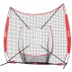 Comprar Red de Entrenamiento de Béisbol y Softbol 244x211 cm, Red para Golpear, Atrapar, Lanzar, Equipo de Béisbol con Estructura en Arco, Bolsa de Transporte, Zona de Golpe, 12 Bolas, Tee, Colector