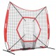 Comprar Red de Entrenamiento de Béisbol y Softbol 213 x 211 cm, Red Portátil para Golpear, Atrapar, Lanzar, Equipo de Béisbol con Estructura en Arco, Bolsa de Transporte y Zona de Golpe al Aire Libre