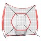 Comprar Red de Entrenamiento de Béisbol y Softbol 213 x 211 cm, Red Portátil para Golpear, Atrapar, Lanzar, Equipo de Béisbol con Estructura en Arco, Bolsa de Transporte y Zona de Golpe al Aire Libre