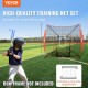 Comprar Red de Entrenamiento de Béisbol de Softbol Red de Lanzamiento de Béisbol Portátil de 84" x 83" con Marcos de Objetivo y 9 Orificios y Bolsa de Transporte para Receptor de Lanzador Exterior