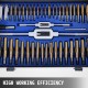 Buy 86 Piece Tap and Die Set, Threading Taps, Popular Tungsten Steel Set, Tap and Die Set with Adjustable Wrench, Metric Threading Tools