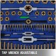 Buy 86 Piece Tap and Die Set, Threading Taps, Popular Tungsten Steel Set, Tap and Die Set with Adjustable Wrench, Metric Threading Tools