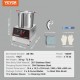 Buy Multifunction Kitchen Mixer 1400W 15L Capacity Stainless Steel Electric Chopper Food Processor for Vegetables Fruits Culinary Preparation Restaurant Hotel Kitchen