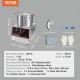 Buy Multifunction Kitchen Mixer 750W 6.6L Capacity Stainless Steel Electric Chopper Food Processor for Vegetables Fruits Culinary Preparation Restaurant Hotel Kitchen