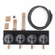 Buy Fuel Vacuum Carburetor 0-76cm/hg Fuel Vacuum Carburetor Synchronizer Set Carburetor Synchronizer with 4